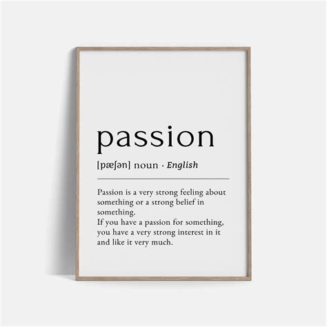 meaning of passion in english